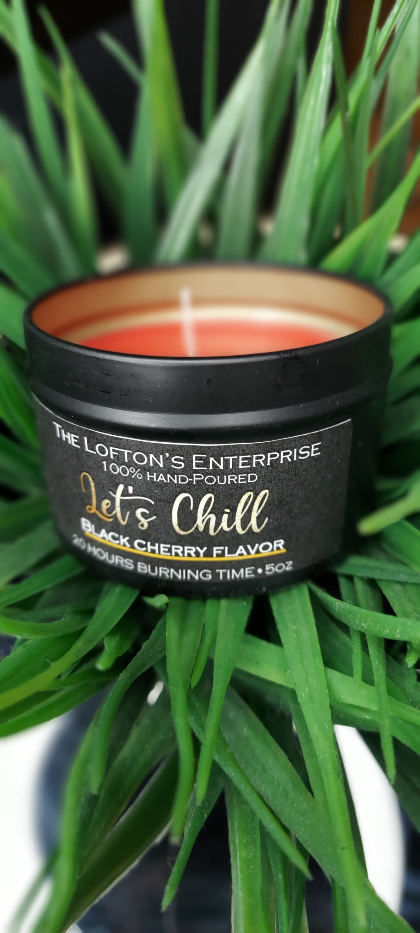 Let's Chill Candle 100% Soy waxed hand-poured