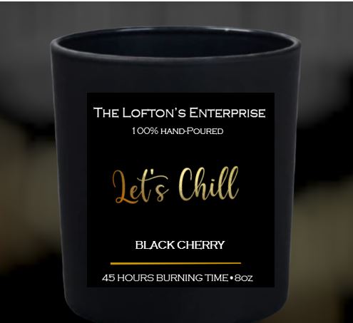 Let's Chill Candle 100% Soy waxed hand-poured