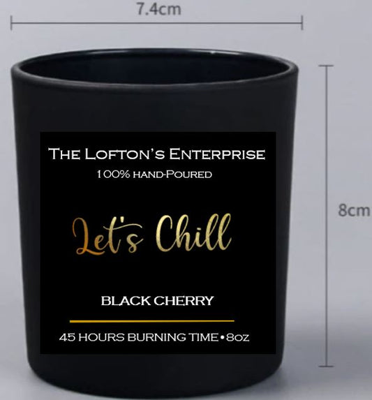 Let's Chill Candle 100% Soy waxed hand-poured