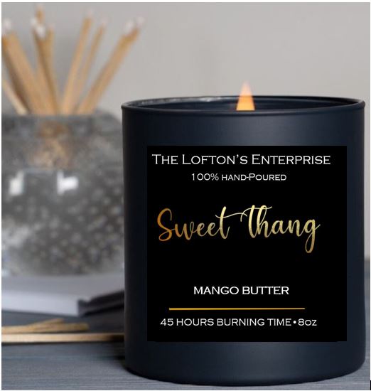 Sweet Thang Candle 100% Soy waxed hand-poured